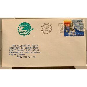 Vintage NASA STS-2 Launch Cover Columbia Space Shuttle Envelope